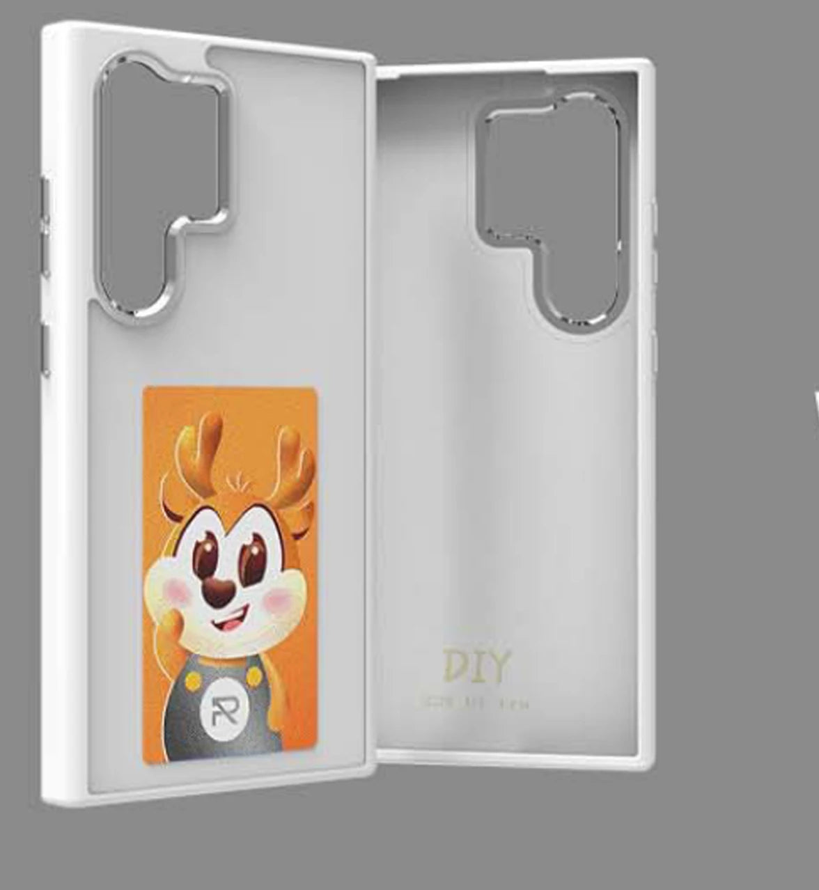 phone case featuring a four-color e-ink display and NFC functionality