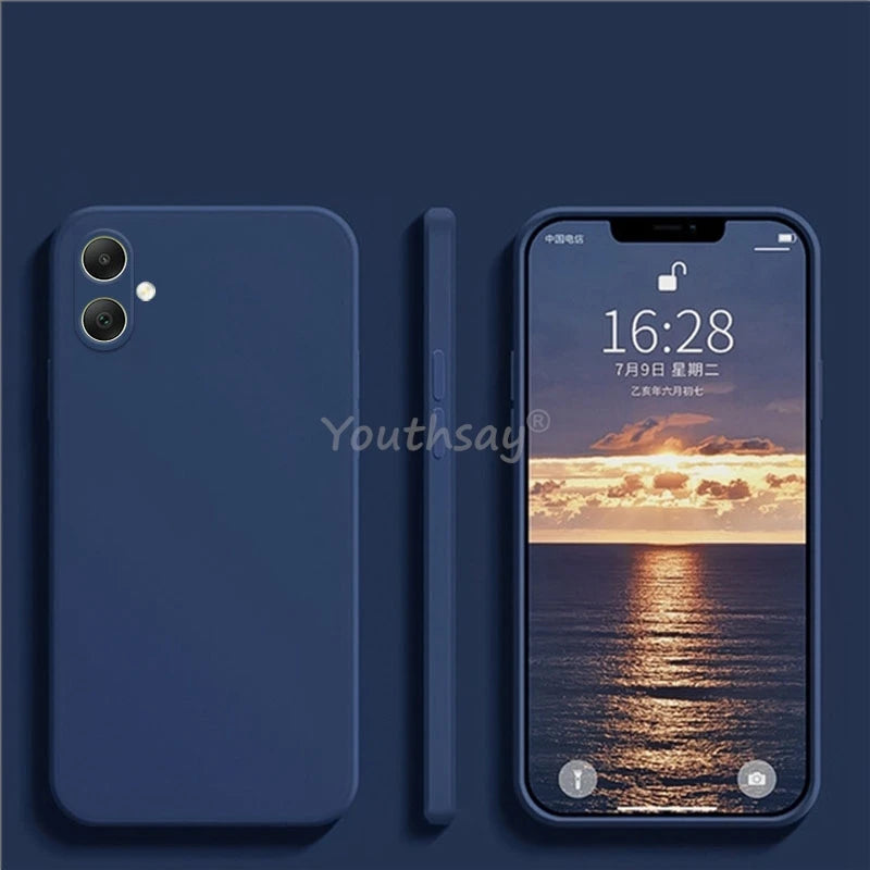 For Samsung Galaxy A06 Case Liquid Silicone TPU Plain Phone Protector Cover Samsung A06 Cover Rubber Samsung Galaxy A06 Case