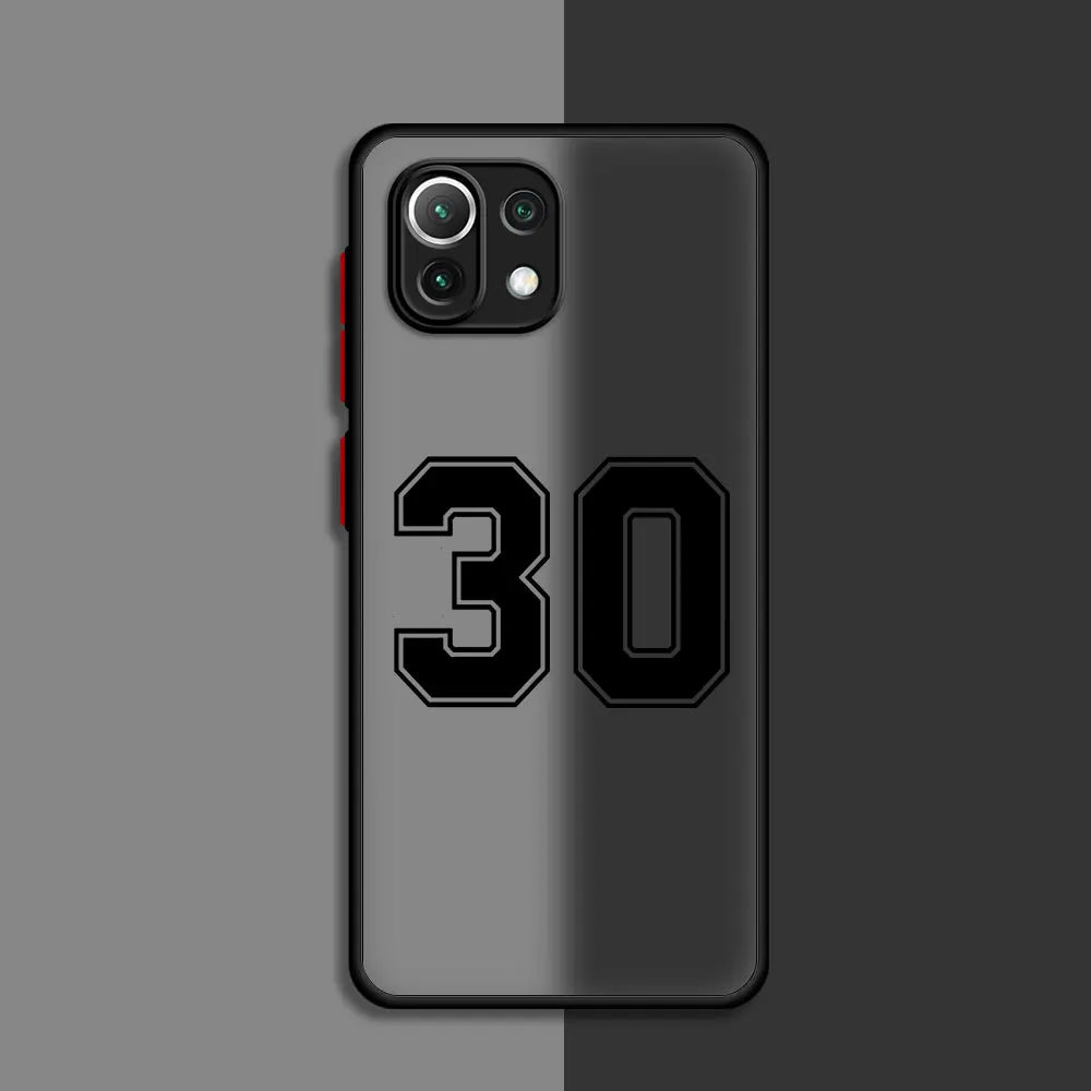 Phone Case for Xiaomi Mi 10T 12 13 Pro 12T Pro 13 Lite 11T 12T 9T 11 Lite Cover Soft Basketball celebrity numbers Hard PC Cases