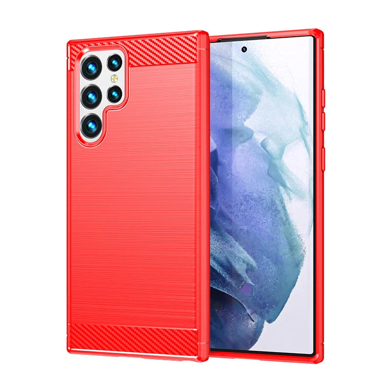 For Case Samsung Galaxy S22 Ultra Cover For Samsung S22 Ultra Coque Bumper Shockproof TPU Case Samsung S22 S23 Ultra Plus Fundas