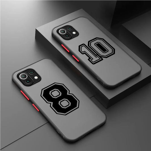 Phone Case for Xiaomi Mi 10T 12 13 Pro 12T Pro 13 Lite 11T 12T 9T 11 Lite Cover Soft Basketball celebrity numbers Hard PC Cases