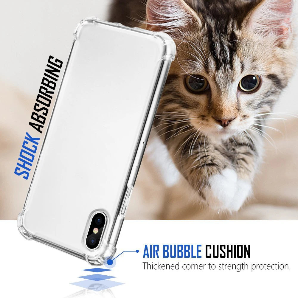 Anti-knock Fundas For iPhone X Case For iphone 6s 7 8 plus X XS MAX XR full Protect Rubber Case Transparent Silicone Coque Case