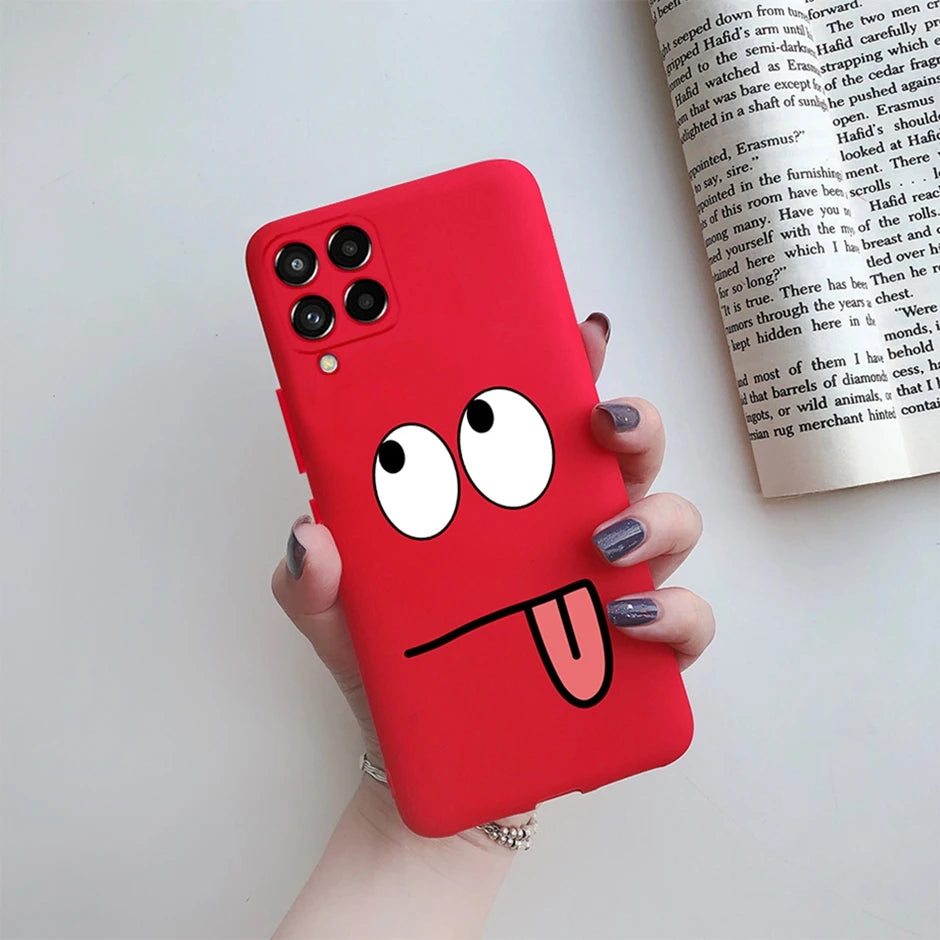 Case For Samsung Galaxy M13 M23 Phone Cover Silicone Protective Shell Funny Coque for Samsung M33 Capas Samsung M53 Bumper Funda