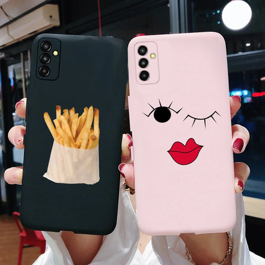 Case For Samsung Galaxy M13 M23 Phone Cover Silicone Protective Shell Funny Coque for Samsung M33 Capas Samsung M53 Bumper Funda
