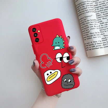 Case For Samsung Galaxy M13 M23 Phone Cover Silicone Protective Shell Funny Coque for Samsung M33 Capas Samsung M53 Bumper Funda