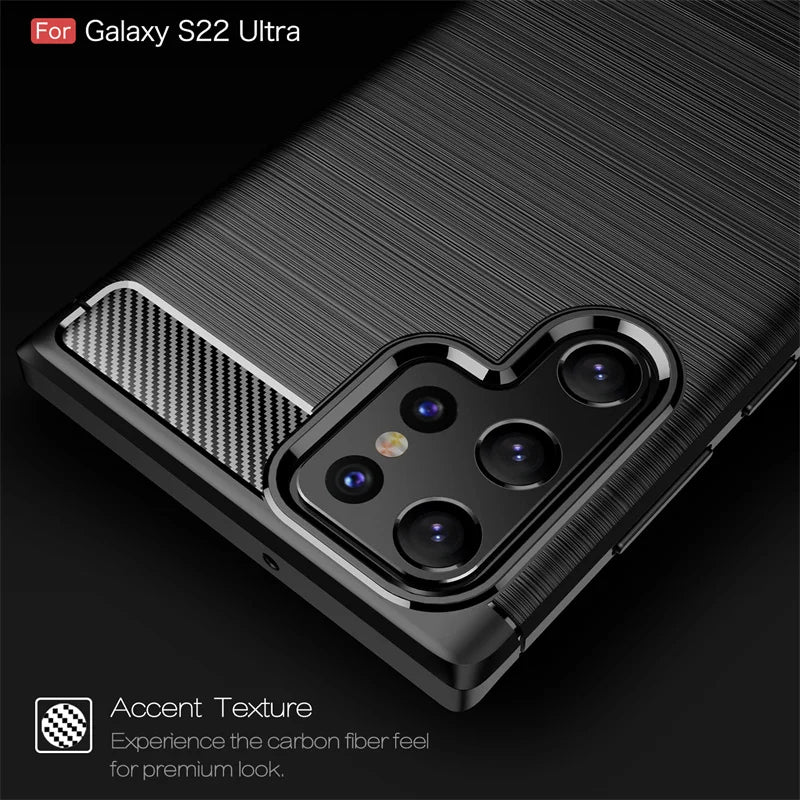 For Case Samsung Galaxy S22 Ultra Cover For Samsung S22 Ultra Coque Bumper Shockproof TPU Case Samsung S22 S23 Ultra Plus Fundas