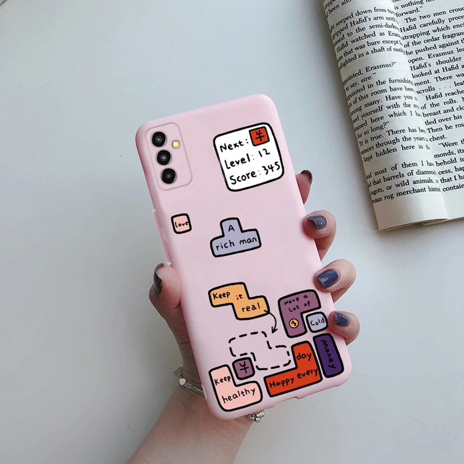 Case For Samsung Galaxy M13 M23 Phone Cover Silicone Protective Shell Funny Coque for Samsung M33 Capas Samsung M53 Bumper Funda