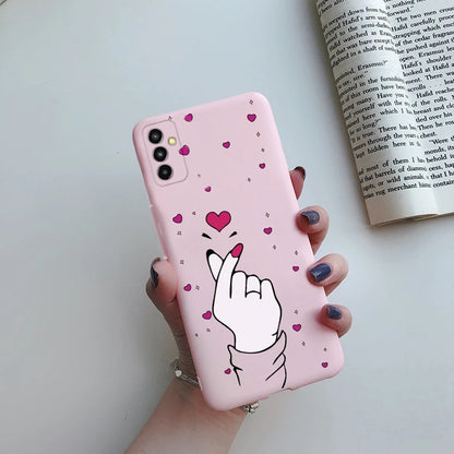 Case For Samsung Galaxy M13 M23 Phone Cover Silicone Protective Shell Funny Coque for Samsung M33 Capas Samsung M53 Bumper Funda