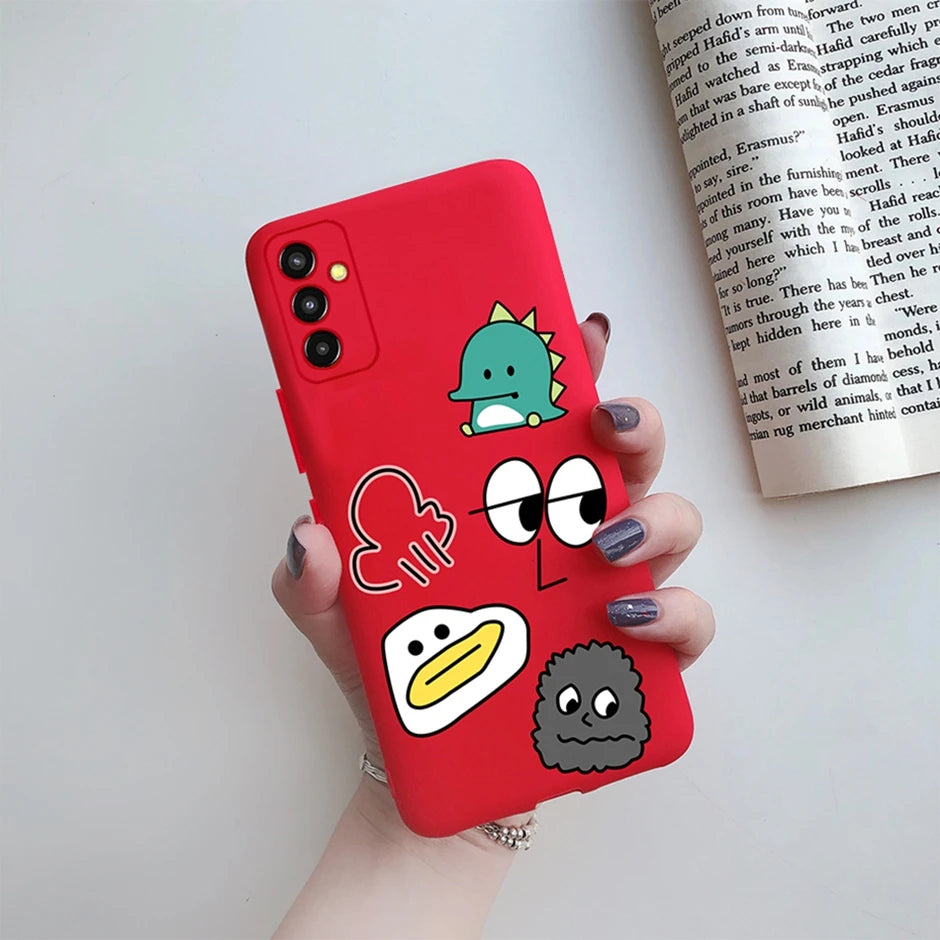 Case For Samsung Galaxy M13 M23 Phone Cover Silicone Protective Shell Funny Coque for Samsung M33 Capas Samsung M53 Bumper Funda